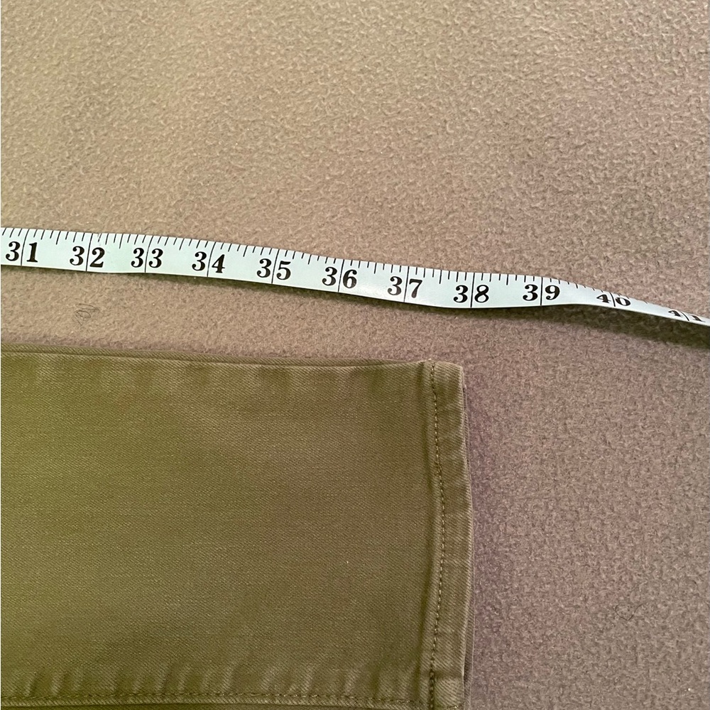 Old Navy Rockstar Mid-Rise Skinny Jeans. Olive Green. Size 10. - Picture 11 of 11
